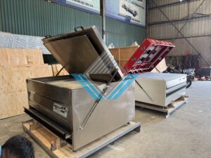 May che ban in thung carton