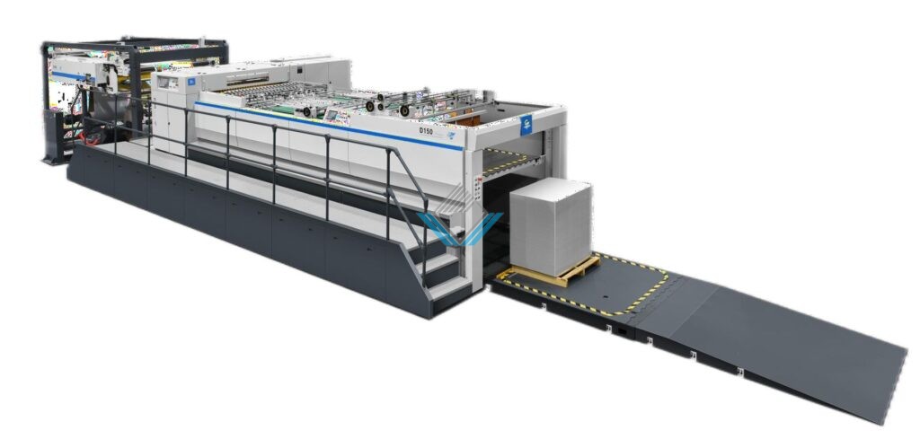 May xa giay cuon Guowang D190