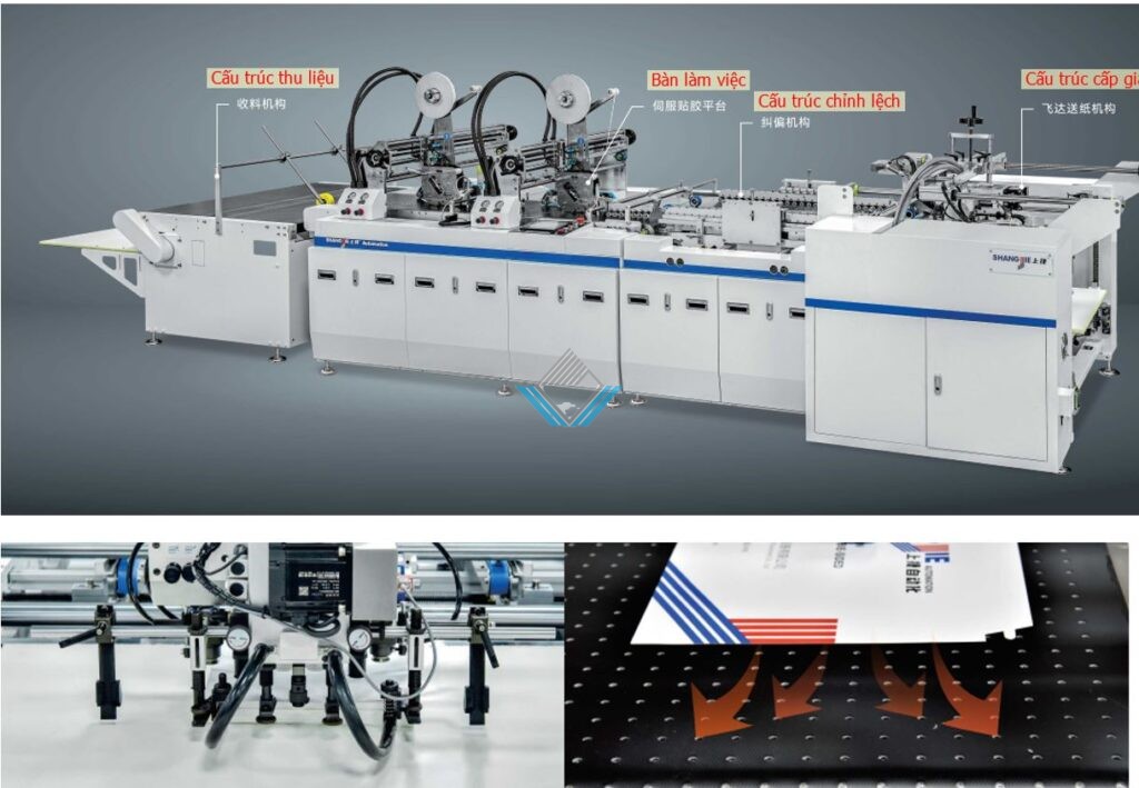 May dan bang dinh 2 mat dau hut giay