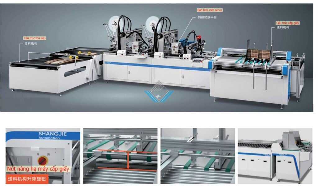 May dan bang keo 2 mat thung carton
